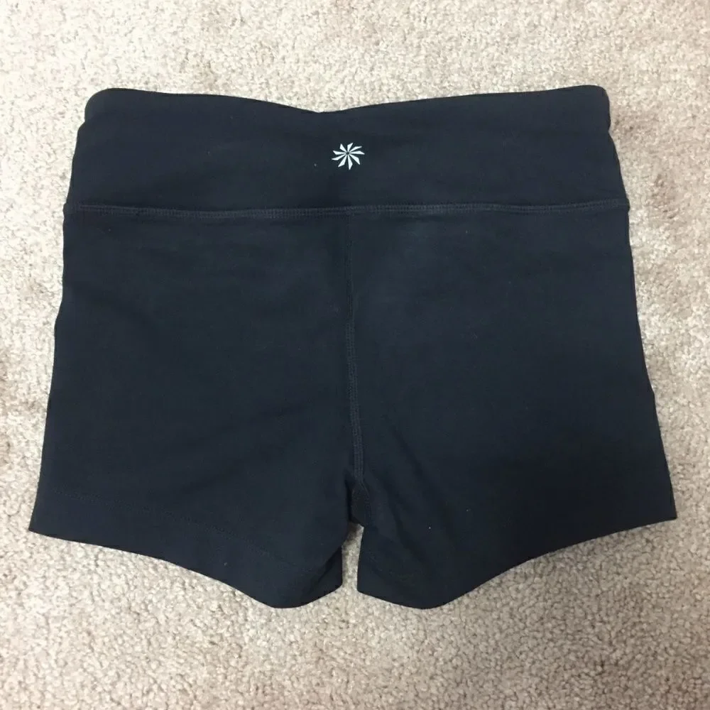 Athleta Black Spandex Shorts